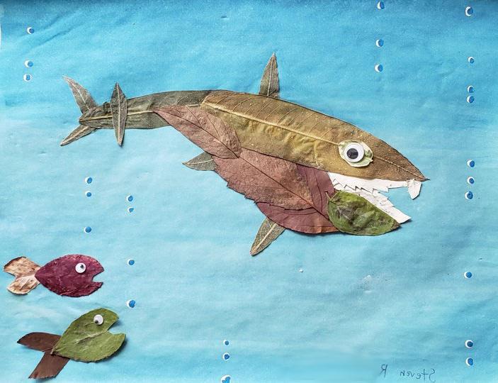 Fish artwork by Steven R.